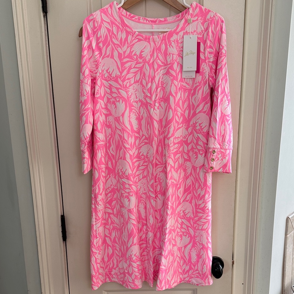 Pink Floral Kids Dress